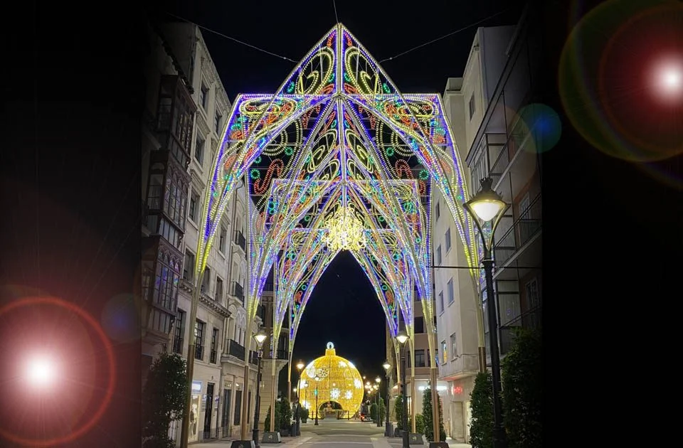 Las luces de Navidad