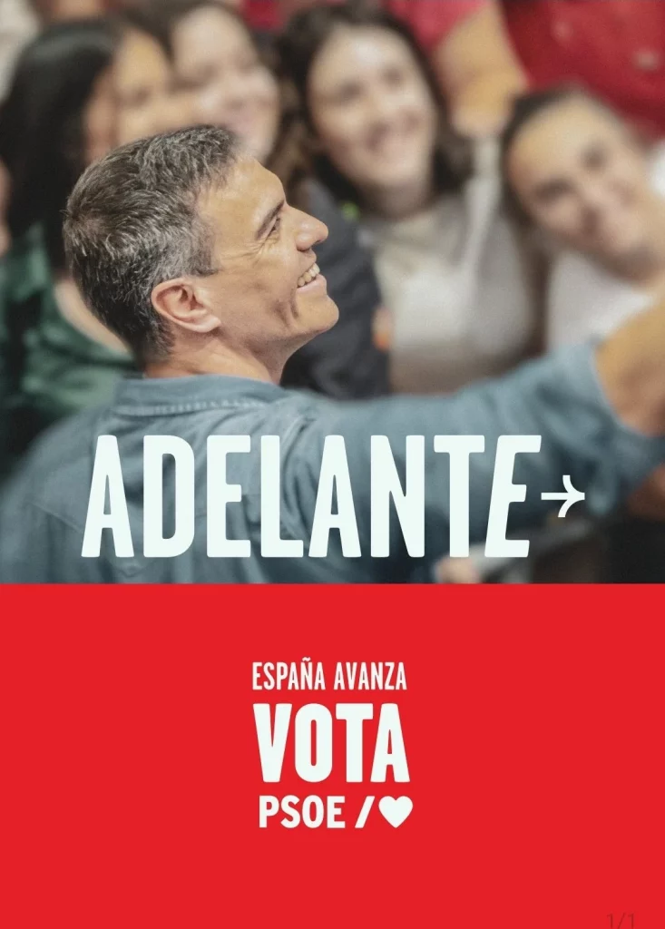 Carteles de los partidos: PSOE