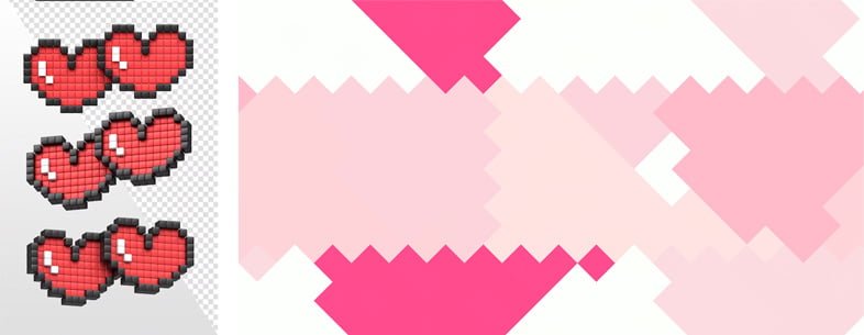 tendencias diseño grafico 2024 pixelación