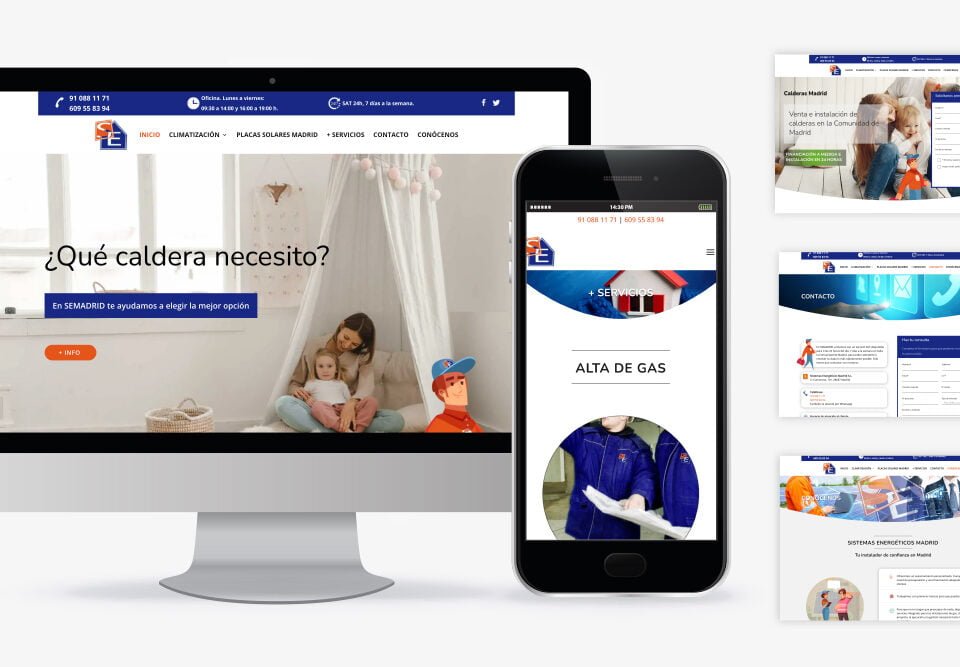 Diseño web para SEMADRID