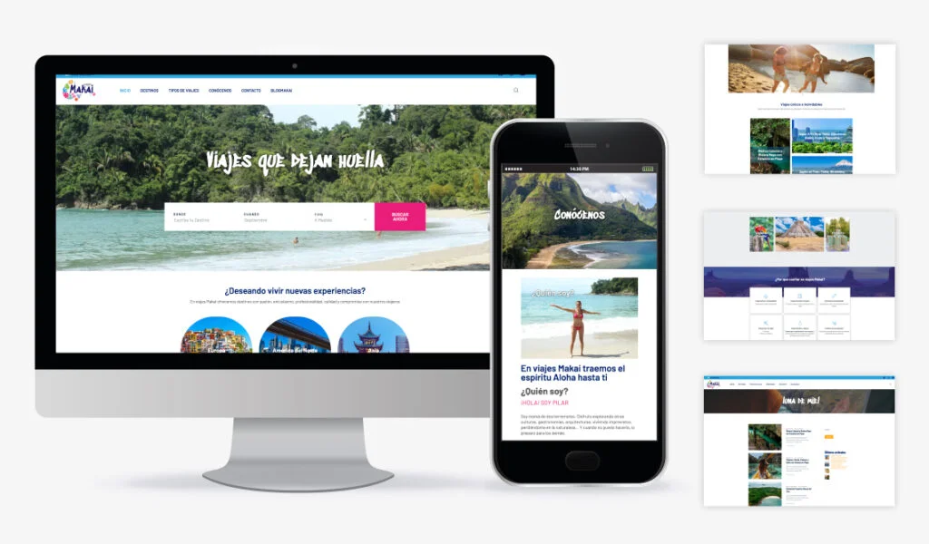 web para agencia de viajes