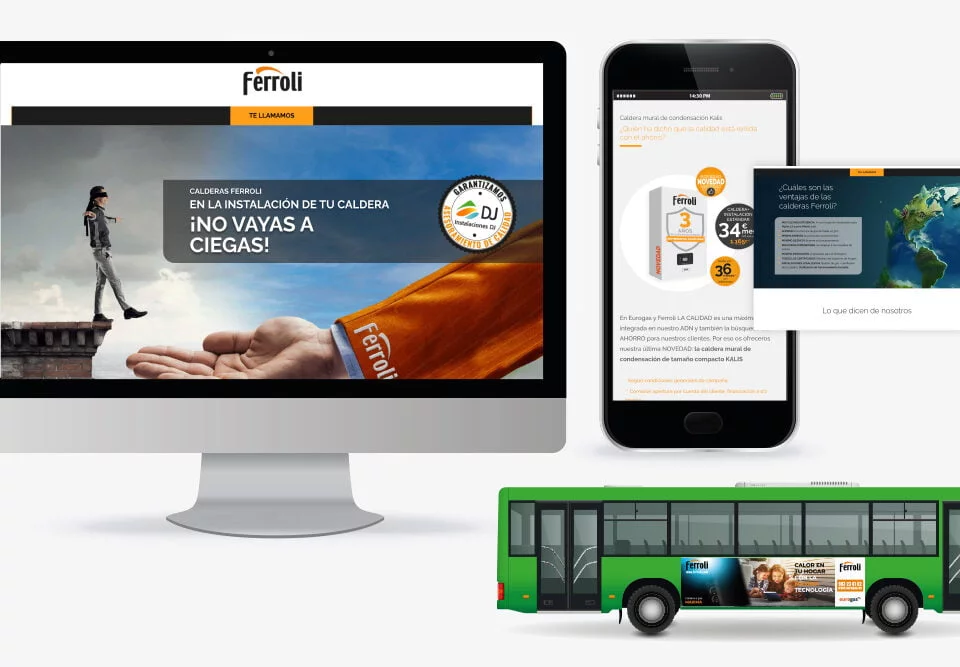 Diseño de publicidad exterior y diseño web