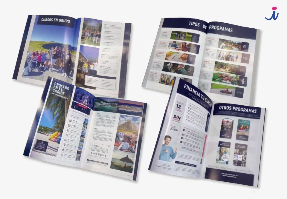 catálogo Top School abierto trabajos ipsoideas