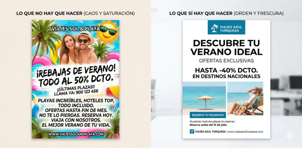 Refrescar la imagen de tu negocio este verano maquetación