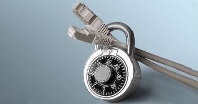 imagen de cables lan y un candado